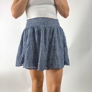 Old Navy floral navy and white skirt | Size Small